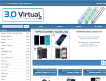 Tablet Screenshot of 3punto0virtual.es